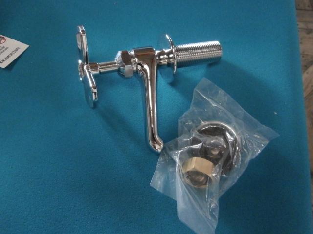 New chrome rv faucet 1/2" male