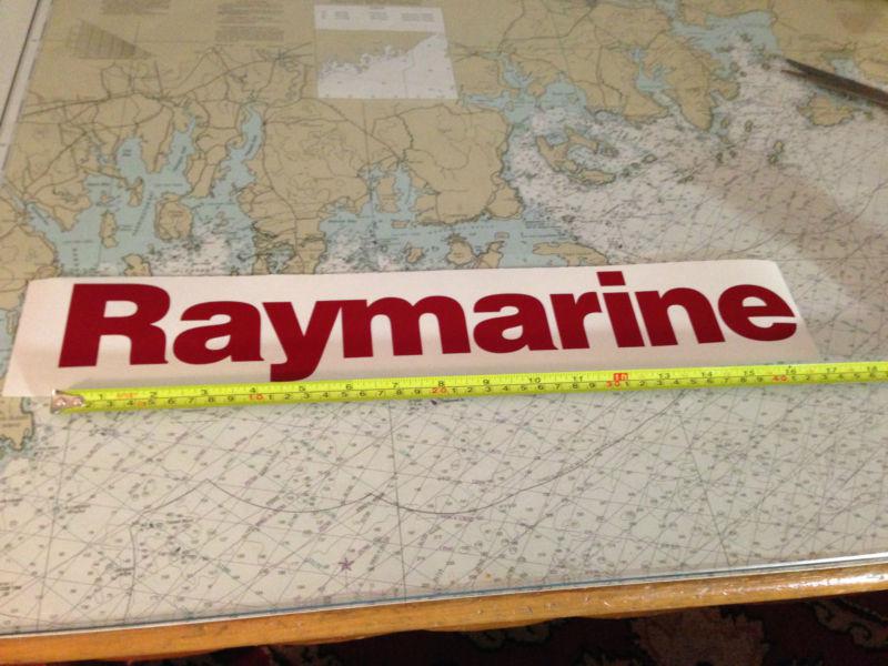 Raymarine replacement vinyl lettering for all raymarine radomes (set)
