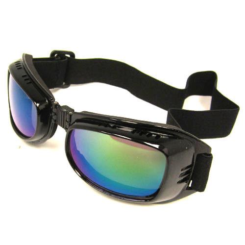 New motorcycle scooter mopeds vespa racing goggles foldable & tinted lens
