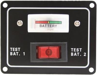 Switch panel 1700 12v battery test meter/gauge boat/rv