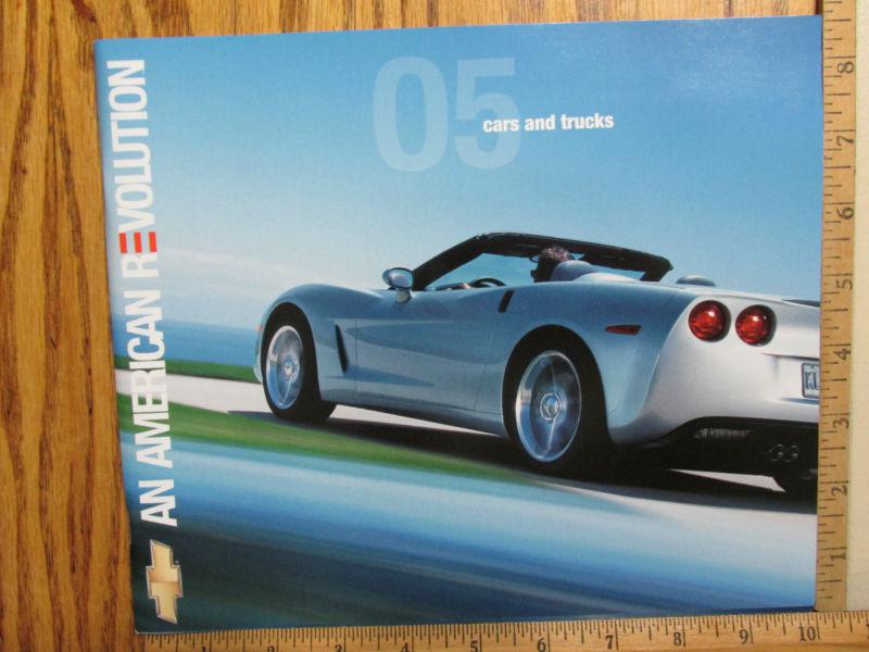 2005 05 chevrolet ssr corvette suburban equiinox avalanche brochure