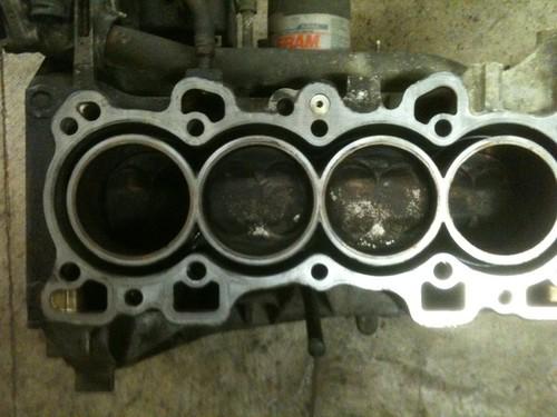 B16a2 usdm honda civic si short block b16  dohc vtec em1 ek 99 00