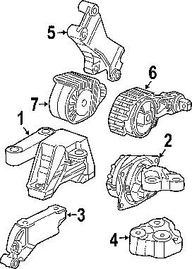 Saab 9191150 genuine oem factory original front bracket