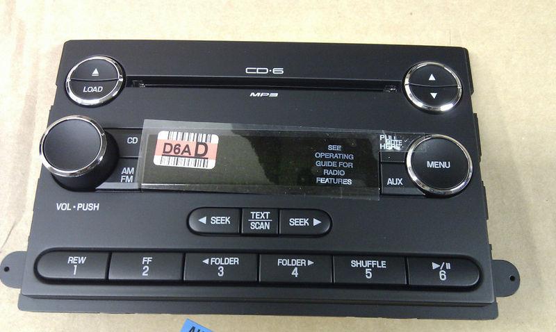 1 BRAND NEW CD6 MP3 FACE PLATE W/CHROMED KNOBS 4 FORD RADIOS LIKE TAURUS MUSTANG, US $35.00, image 1