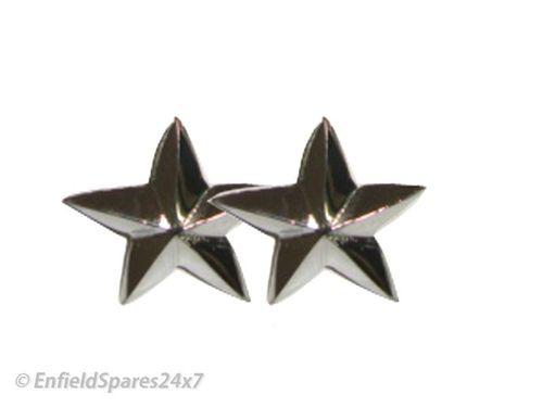 Customized star decal (2pc) chromed for bikes, cars, scooters@ enfieldspares24x7