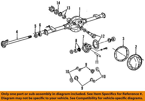 Gm oem 15860607 axle housing-cover gasket