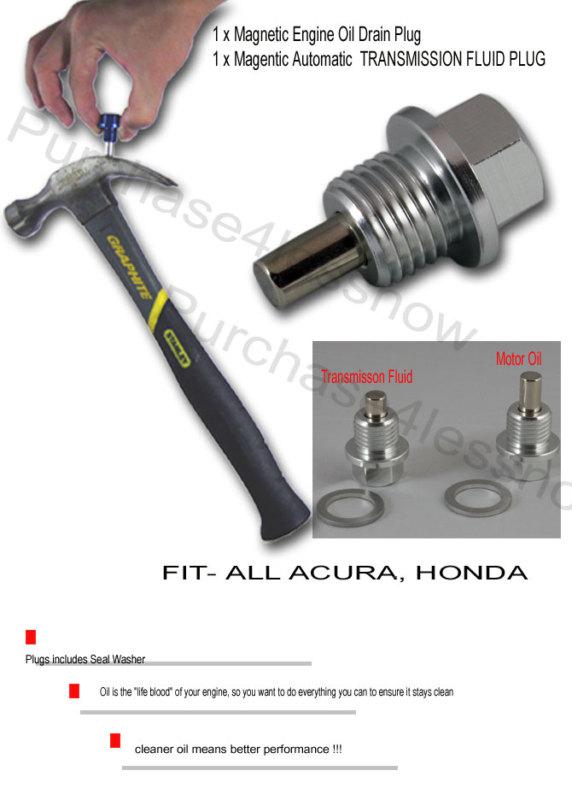 Purchase OIL DRAIN + TRANSMISSION PLUG CIVIC INTEGRA in