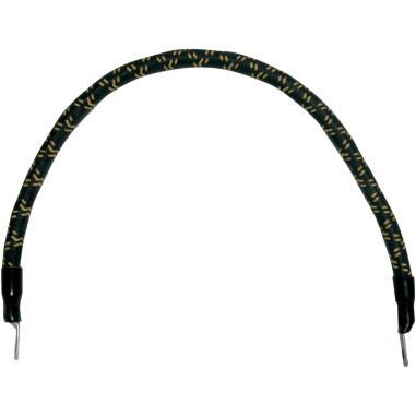 Nyc choppers negative-8 retro battery cable negative black ends 8"