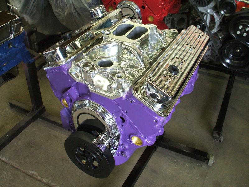 Chevy 350-330bhp crate engine midnight purple chevy nova high performance 327ep