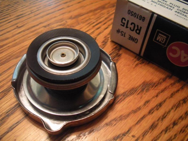 NOS RC15 Radiator Cap BIG EAR GM AC 861050 Show Car Mint in box!! RC 15 lb, US $95.00, image 2