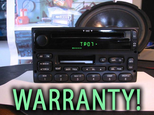 Ford cd tape player radio f150 explorer crown vic xl2f-18c868 99 00 01 02 03 04 