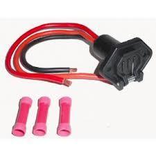 New marpac marine boat female trolling motor socket 24v 3-wires 7-1300