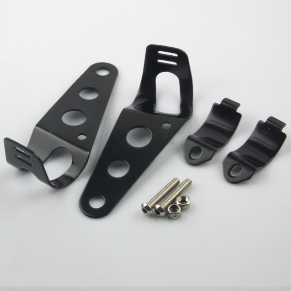 Black side mount headlight bracket chopper bobber honda cb750 cb450 35mm-43mm
