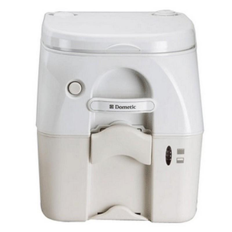 Tan dometic sealand 975 portable 5 gallon marine toilet