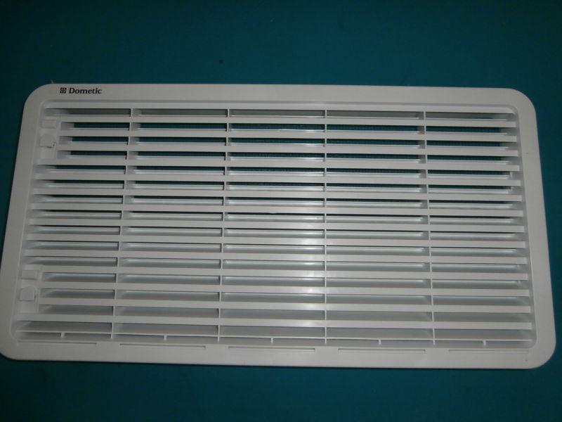 *new dometic furnace vent cover grill single pk polar white ls300 part#958282466