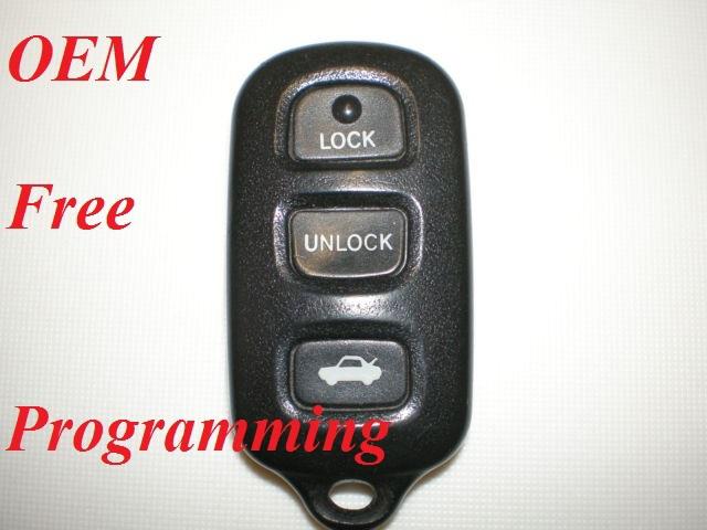 Oem 2000-2003 toyota avalon keyless entry remote key fob hyq12ban