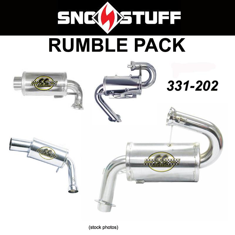 Polaris 600/700/800 xc/sp/pro x 2001-05  sno-stuff rumble pack silencer 331-202