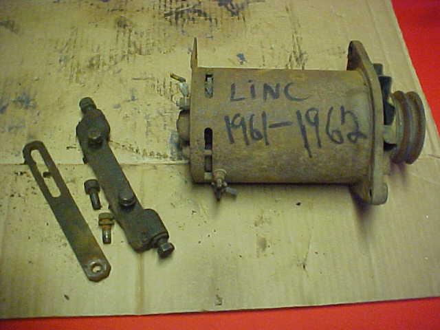 1961-1962 lincoln continental generator+ brackets
