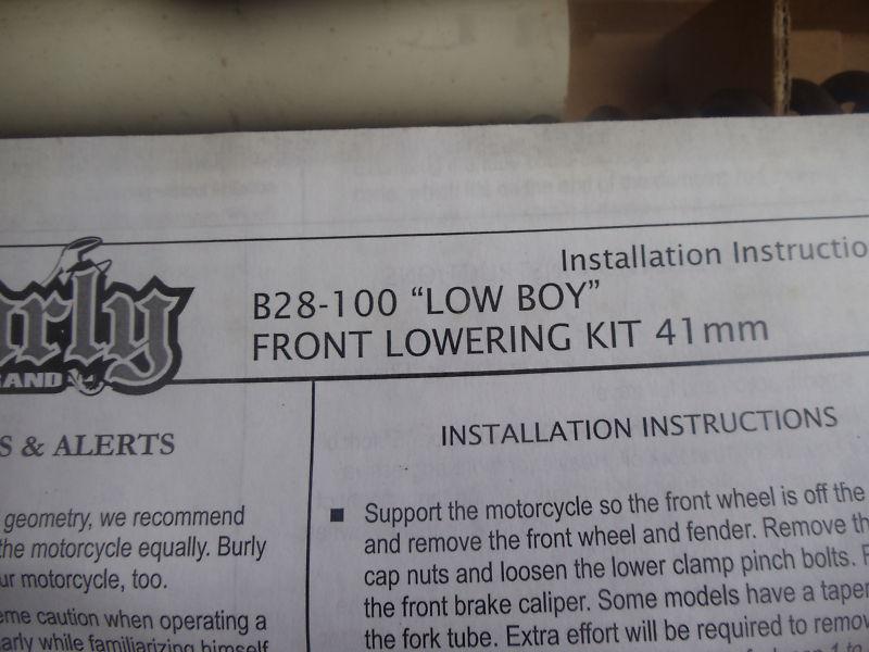 burly lowering kit, US $40.00, image 2