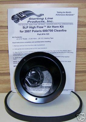 Slp high flow air horn kit polaris 600 700 cleanfire