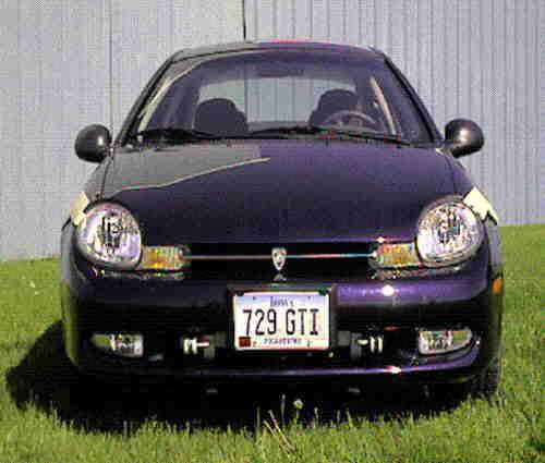 Blue ox bx1940 base plate for dodge plymouth neon 00-02