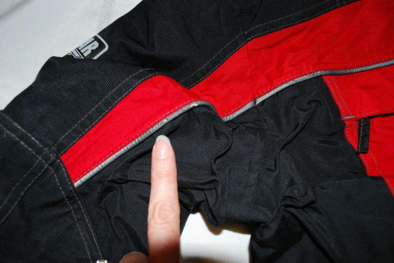 Womens FirstGear Textile Motorcycle Jacket Removable Liner Red Small Touring, US $99.99, image 5