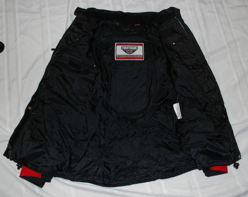 Womens FirstGear Textile Motorcycle Jacket Removable Liner Red Small Touring, US $99.99, image 6