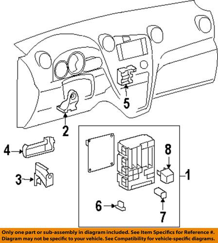 Toyota oem 8198002050 flasher/hazard warning flasher