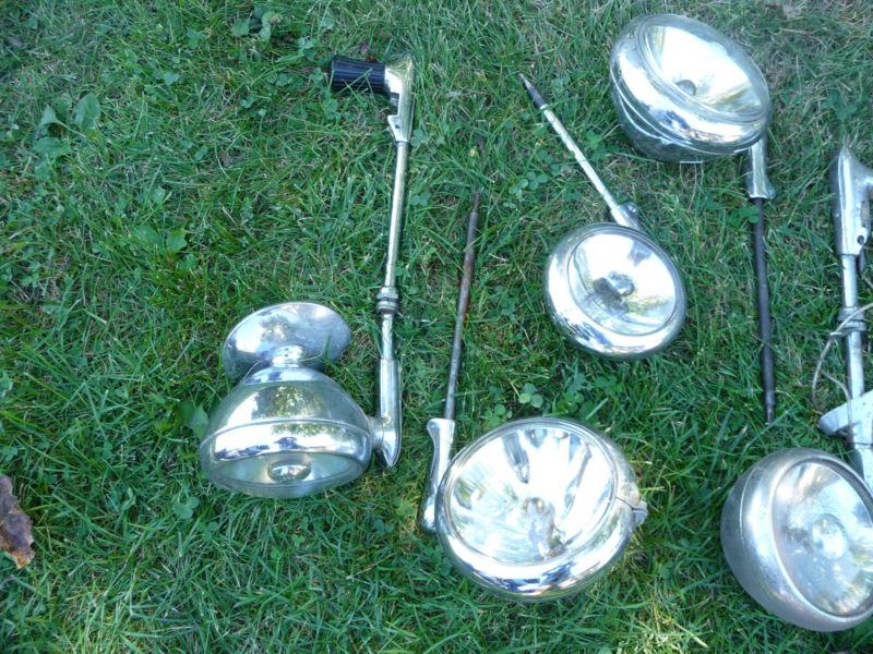 Purchase A lot of 6 Vintage Police Car Spotlights Ford? GM?? 1950s