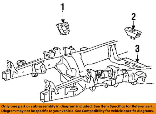 Ford oem 7l3z6038da engine torque strut mount-motor mount