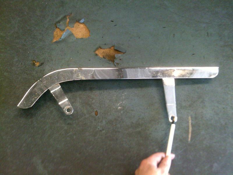 USED HD SPORTSTER HARLEY PARTS XL XLH IRONHEAD CHROME CHAIN GUARD, US $39.00, image 2