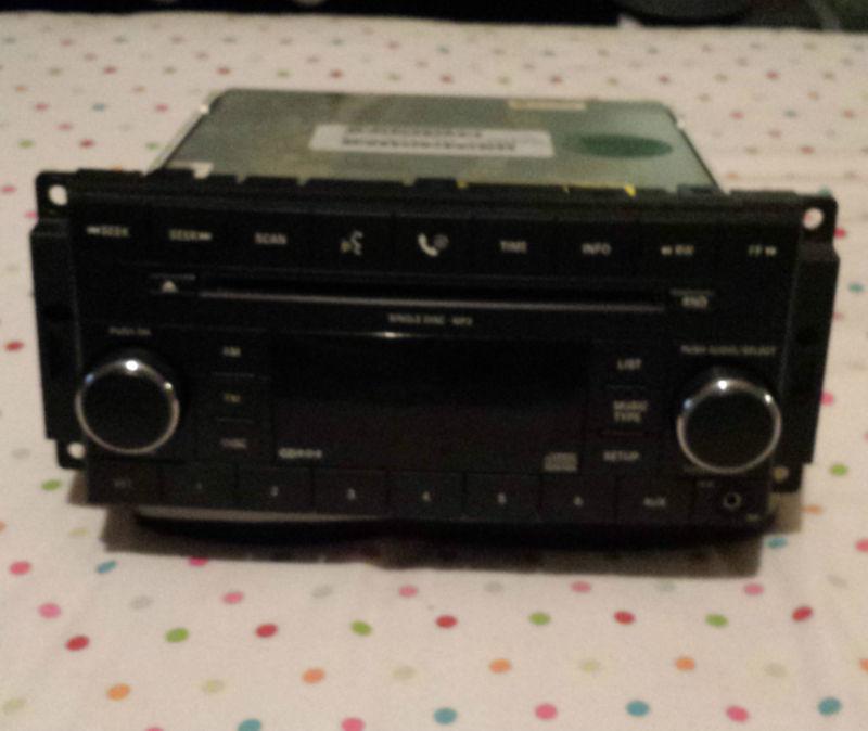 07-10 dodge jeep chrysler oem stock factory radio p05064410ae mp3 aux bluetooth