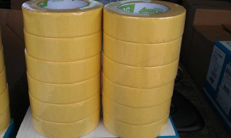 Automotive masking tape american 11/2 inch x 55 yard 12 rolls per case