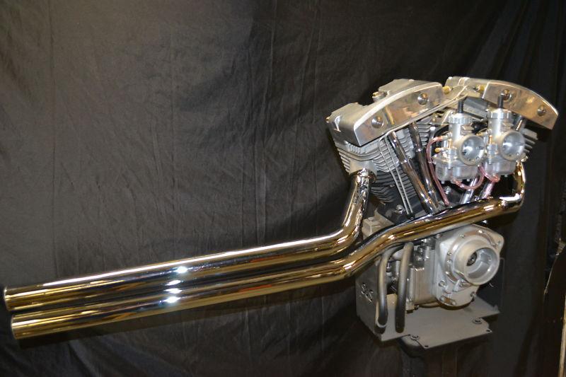 Shovelhead .......Chrome Shotgun Exhaust System ( Chopper, Bobber ) , US $279.00, image 3