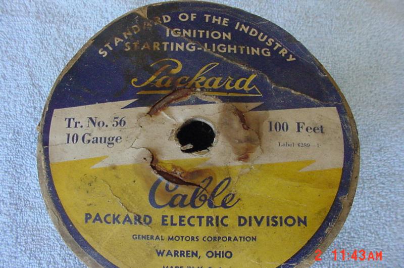 NOS Packard ignition wiring cable Tr No 56 10 gauge, US $19.99, image 2