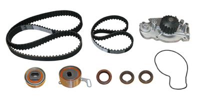 Crp/contitech (metric-full) pp216-186lk1 engine timing belt kit w/ water pump