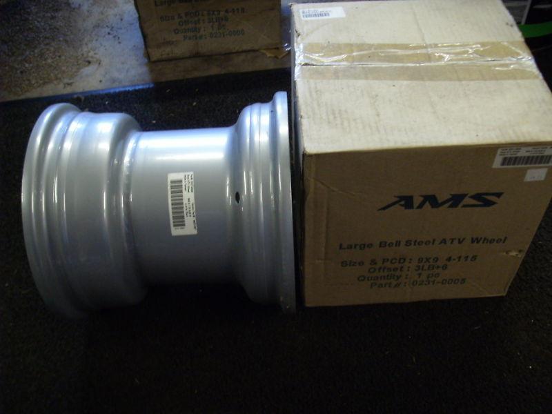 Ams steel replacement wheel set, 0231-0005, 9x9 4/115