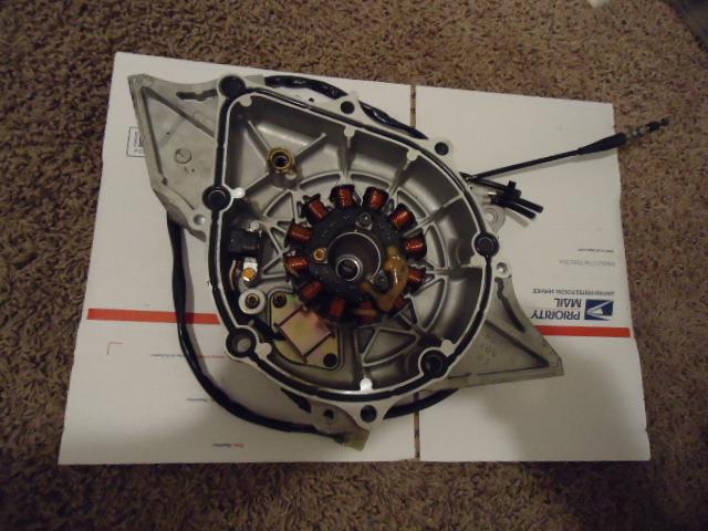 Yamaha stator with flywheel stator housing oil injector cable 2002 xlt 1200