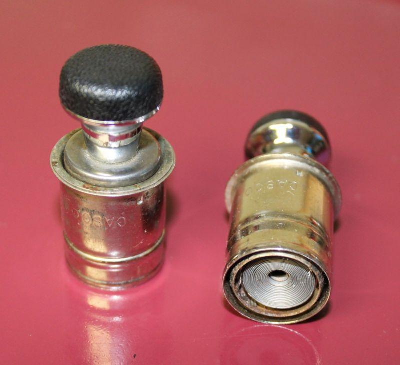 Lot of 2 1969 1970 cadillac cigarette lighters eldorado fleetwood deville 75