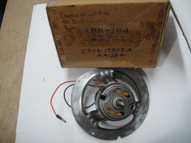 (see video) nos 1969 - 74 econoline e100/300 a/c blower motor and wheel
