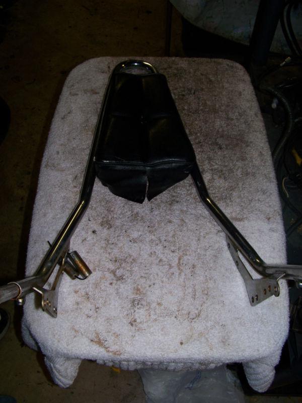 1981 yamaha xv750 xv 750 virago rear passenger sissy bar backrest