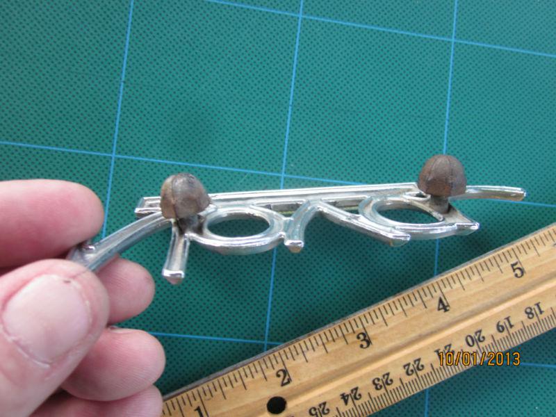 1968 - 1972 Chevy Nova By Chevrolet Trunk Script Emblem 8728940 ...NICE , US $19.95, image 3