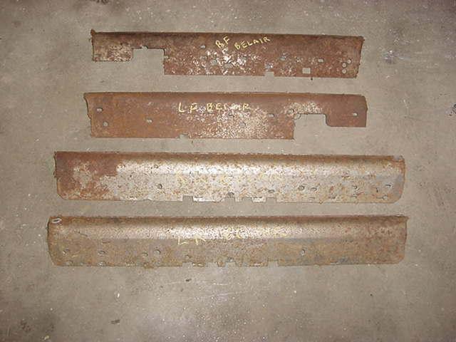 1959 60 door panel top rail set for 4 door belair biscayne wagon only nice&solid