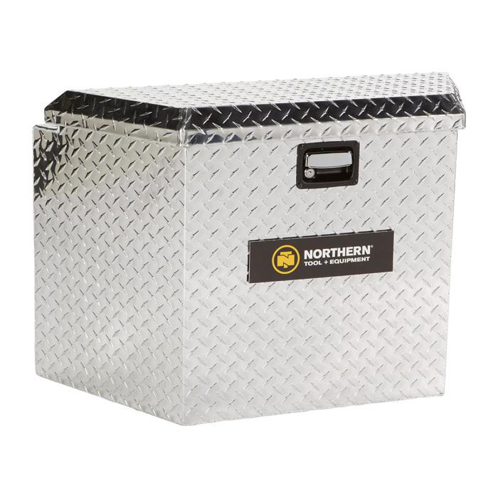 Northern aluminum trailer tongue box-diamond plate 34 x 21 x 22 1/2 #ntal21ttb