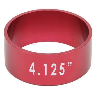 Proform parts ring compressor aluminum red anodized 4.125" bore ea 67451