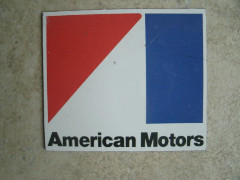 American motors nostalgia sticker decal amc 4" 