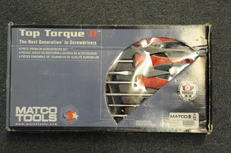 Matco tools top torque ii screwdriver set of 8 