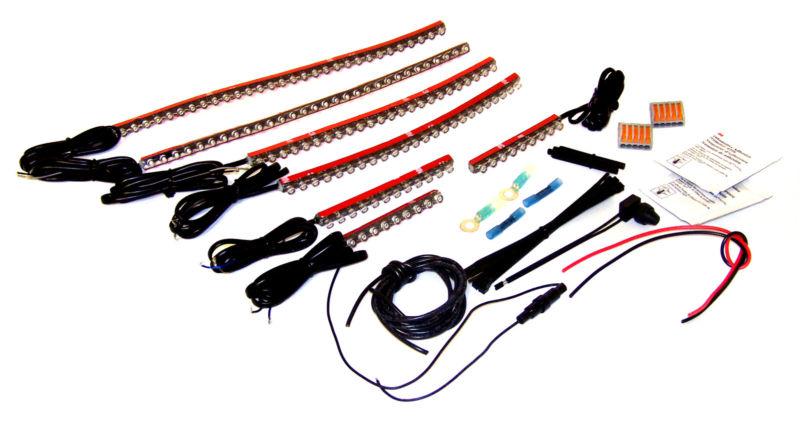 Custom dynamics green stingerz flexible led lights kit green accents motorcycle