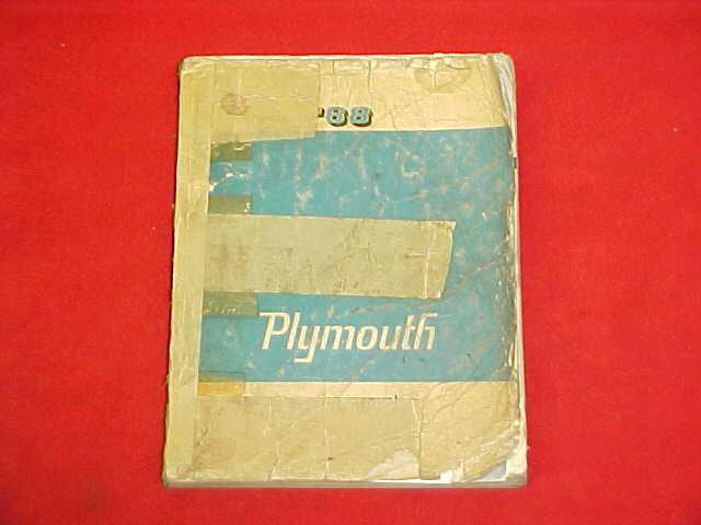 1968 plymouth barracuda cuda gtx belvedere service shop manual 68 wiring diagram