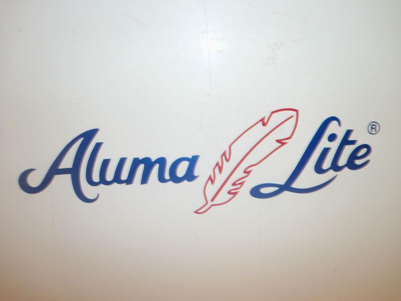 2 new boat rv car trailer graphic decals aluma lite 10 1/2 x 3
